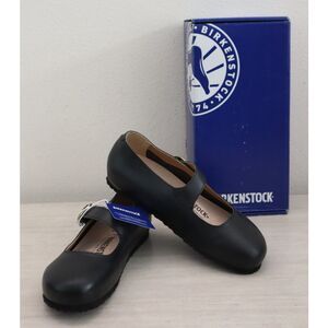 Birkenstock Women's Sz EUR 38 US 7-7.5 Black Leather Tracy Mary Jane Shoes